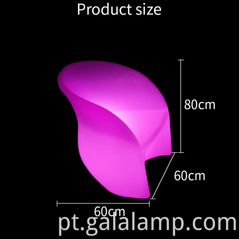 Contemporary LED Cube Seating para reuniões chiques ao ar livre